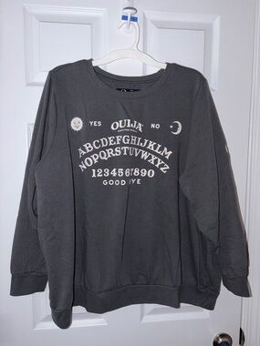 Ouija Graphic Sweatshirt - Black